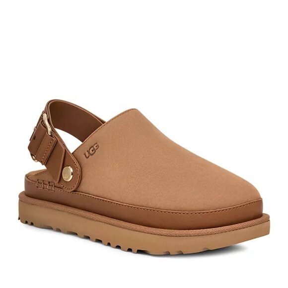 UGG Women's Goldenstar Villa Clogs Color Chestnut - Picture 1 of 6